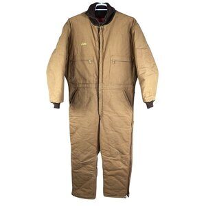 Wear Guard VTG Mens L Short 70s Canvas Pockets Quilted Coveralls Zip Work Wear